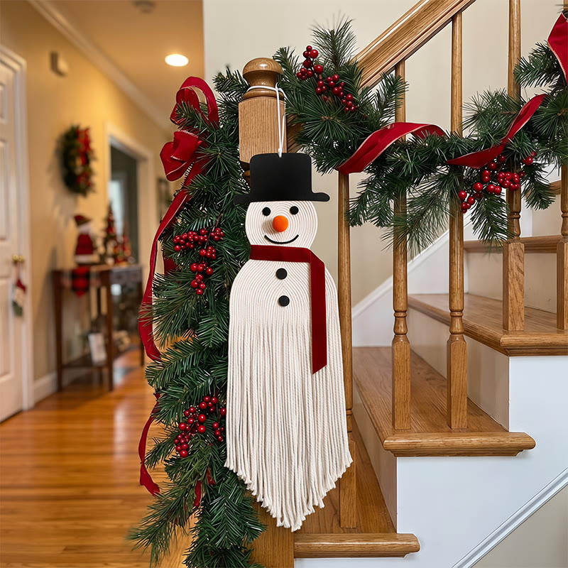 Rubbyoo Modern Christmas Handicraft - Santa Claus And The Snowman | Festive Christmas Gift - image 2