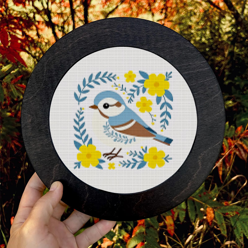  Cross Stitch Kit - Floral Bluebird | Charming Animal Art | Easy Stitching Craft - image 6