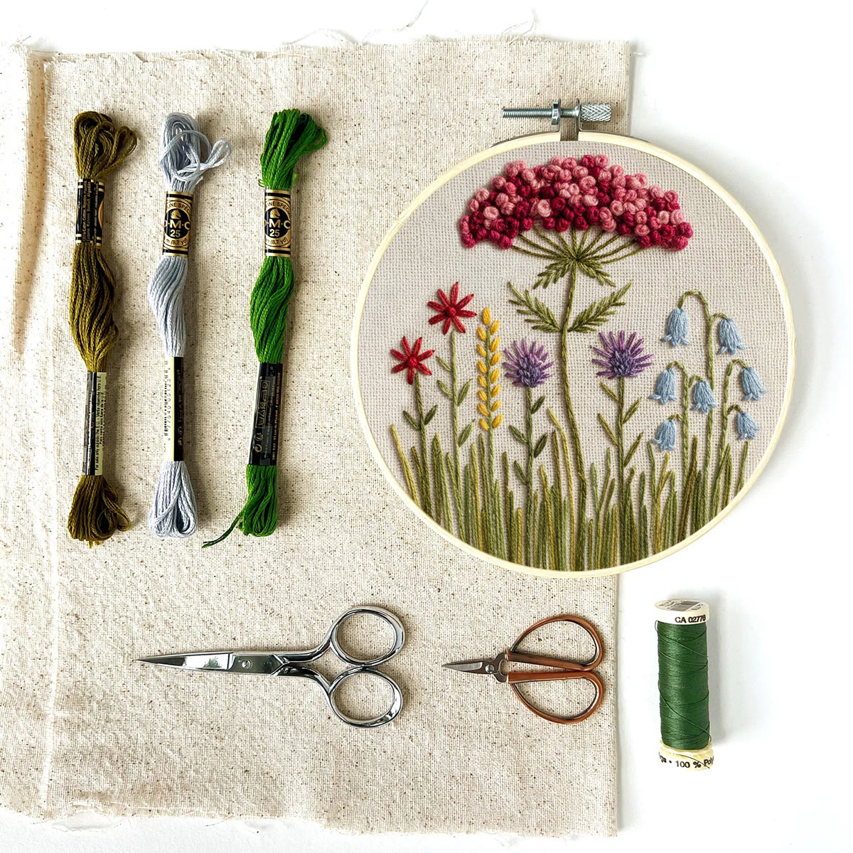 Rubbyoo Embroidery Kit - Floral Art  | Diy Versatile Decoration | Handmade Meaningful Gift - image 10