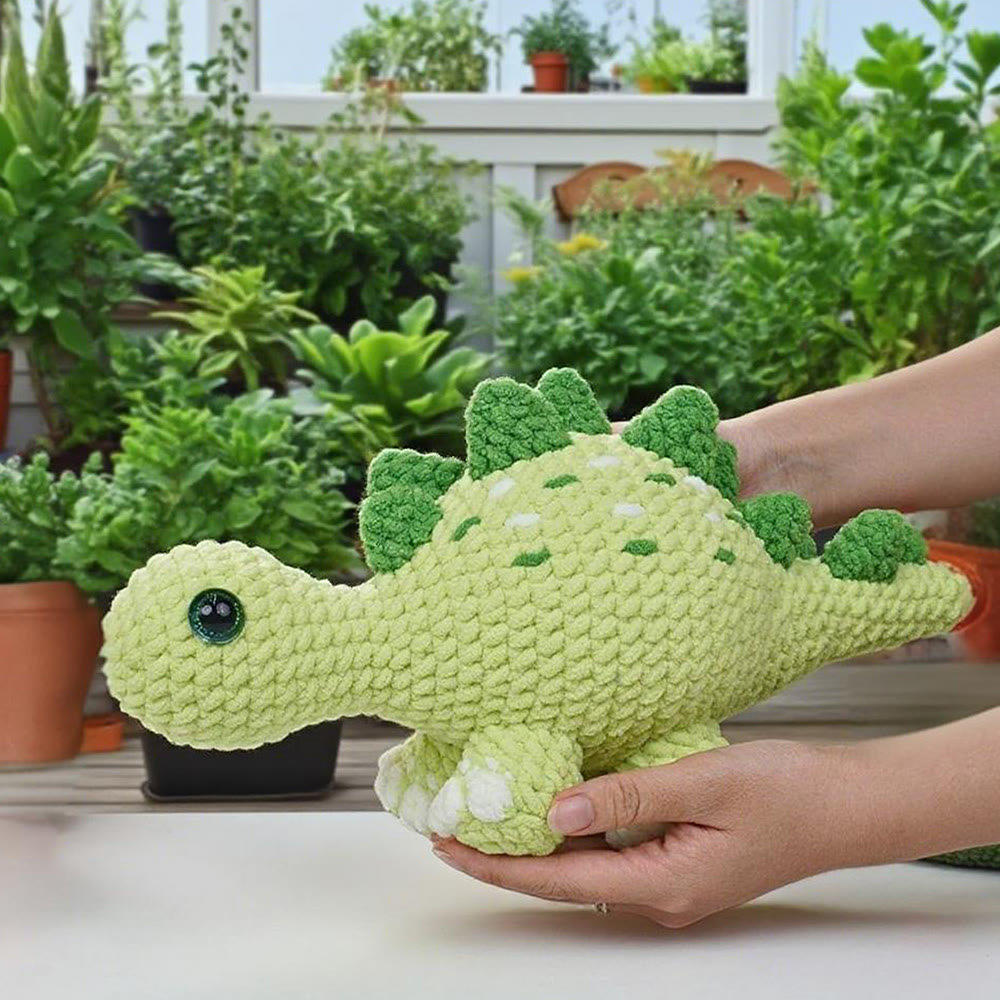 Diy Handmade Dinosaur Series Crochet Kit - Colourful Crochet Doll | Unique Gifts For Kids - image 6