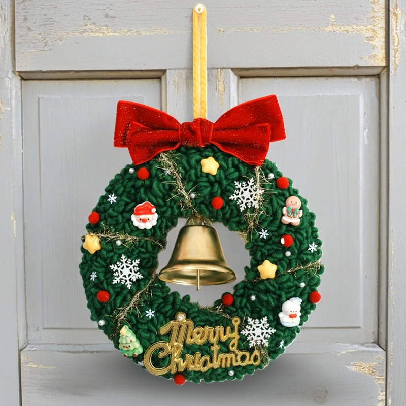 Christmas Wreath Punch Needle Kit - Unique Christmas Yarn Craft | Perfect Needlework For Home Ornament - image 7