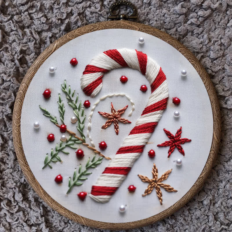 Rubbyoo Embroidery Kit -"Magnificent Mini - Candy Cane" - image 9
