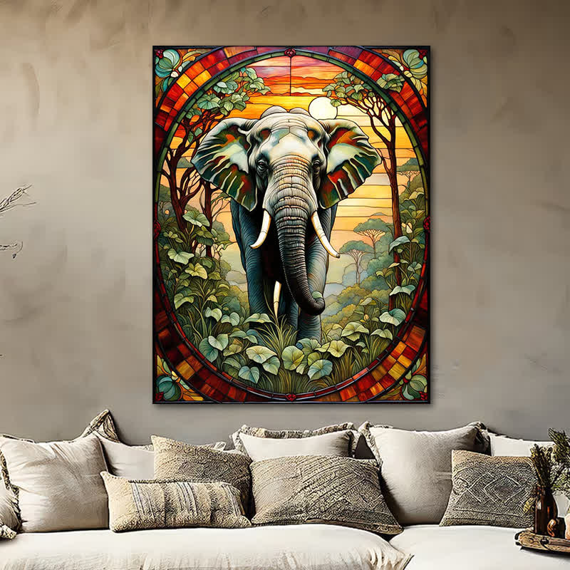 African Elephant 1- Wooden Jigsaw Puzzle