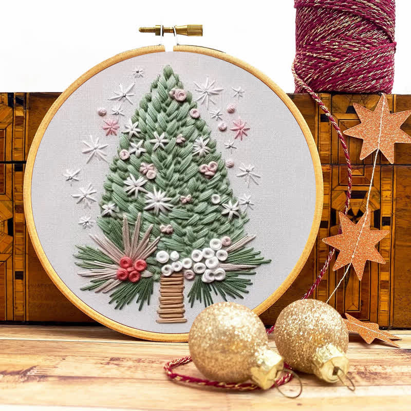 Rubbyoo Embroidery Kit - Floral Tree Advent Calendar 2024 - image 9