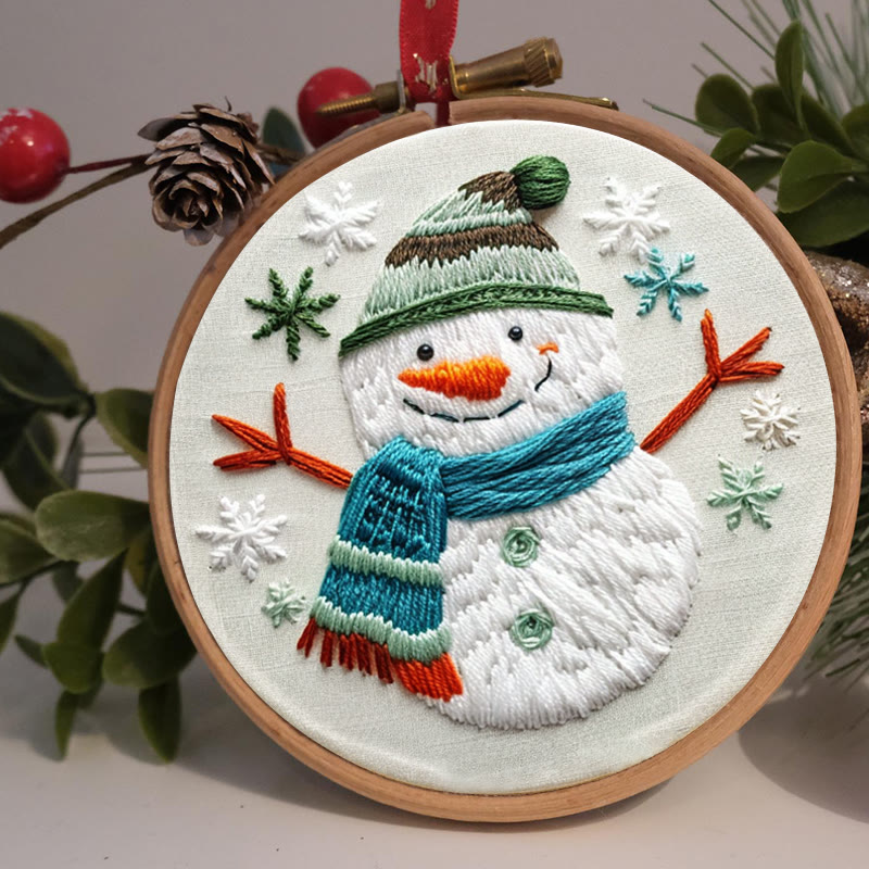 Rubbyoo Embroidery Kit-  Winter Snowman - image 5