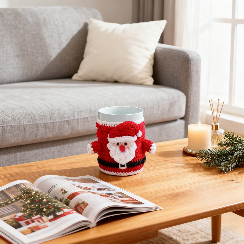 Diy Handmade  Christmas Cup Sleeve Series Crochet Kit -  Creative Handmade Christmas Craft | Perfect Housewarming Gift - image 7