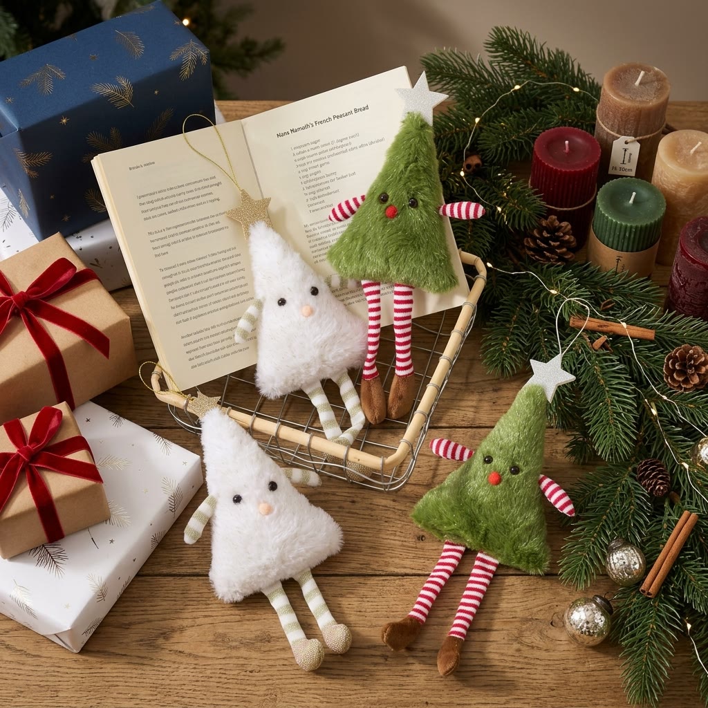 Rubbyoo Charming Plush Xmas Tree Hanging – Funny Christmas Accent | Cozy Festive Party Ornament - image 4