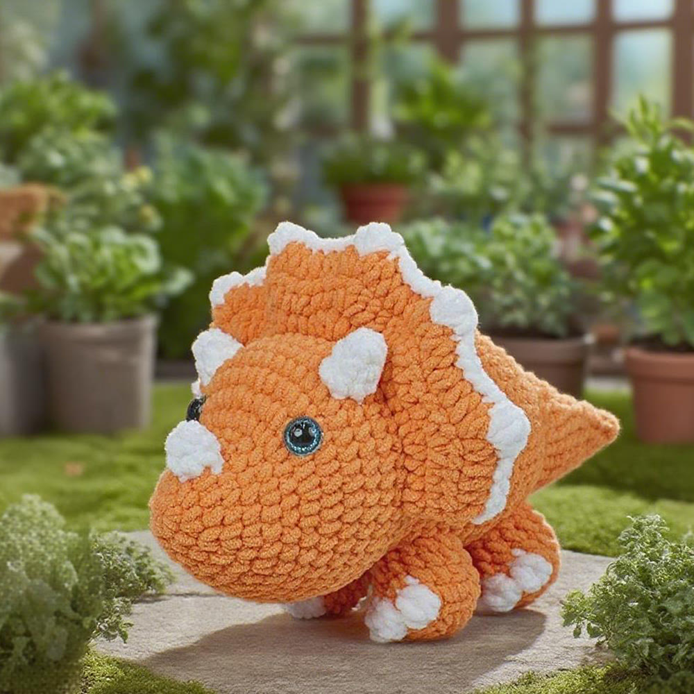 Diy Handmade Dinosaur Series Crochet Kit - Colourful Crochet Doll | Unique Gifts For Kids - D - image 5