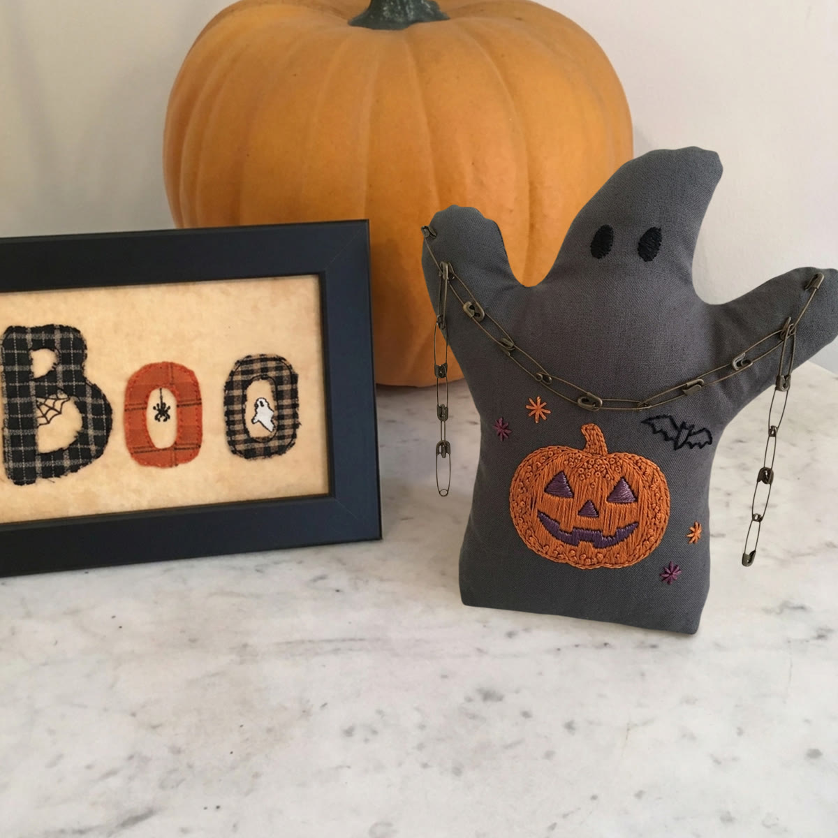 Rubbyoo Ghost Embroidery Kit - Mysterious Jack-o-lantern | Perfect Halloween Party Accent | Ideal Holiday Craft For Beginners - image 6