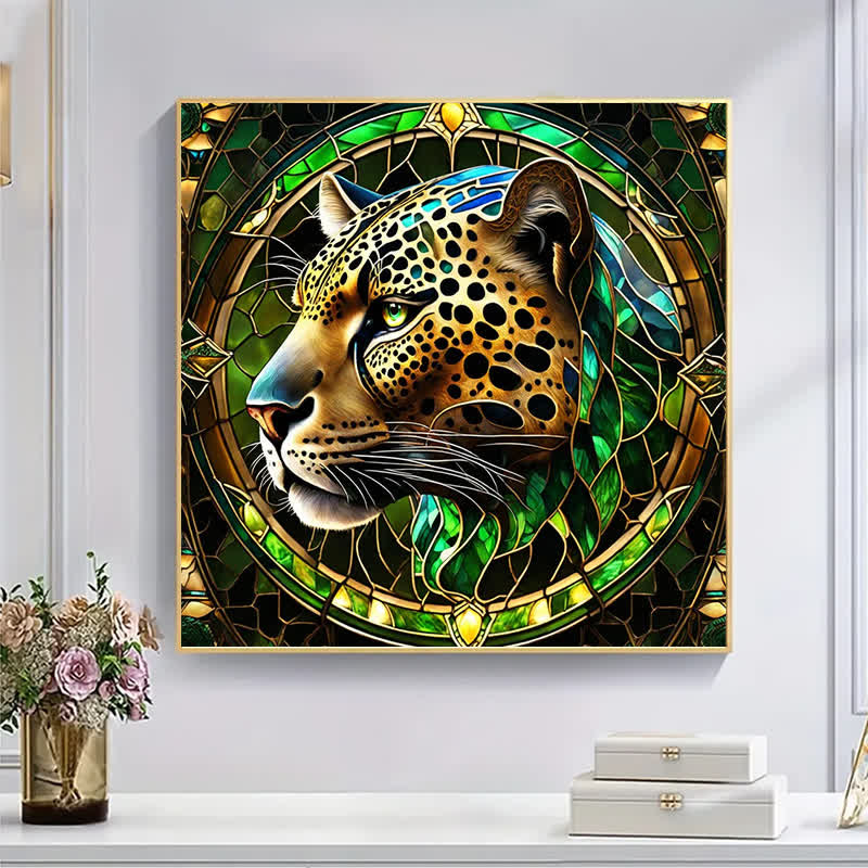 Leopard Stares at You - Wooden Jigsaw Puzzle