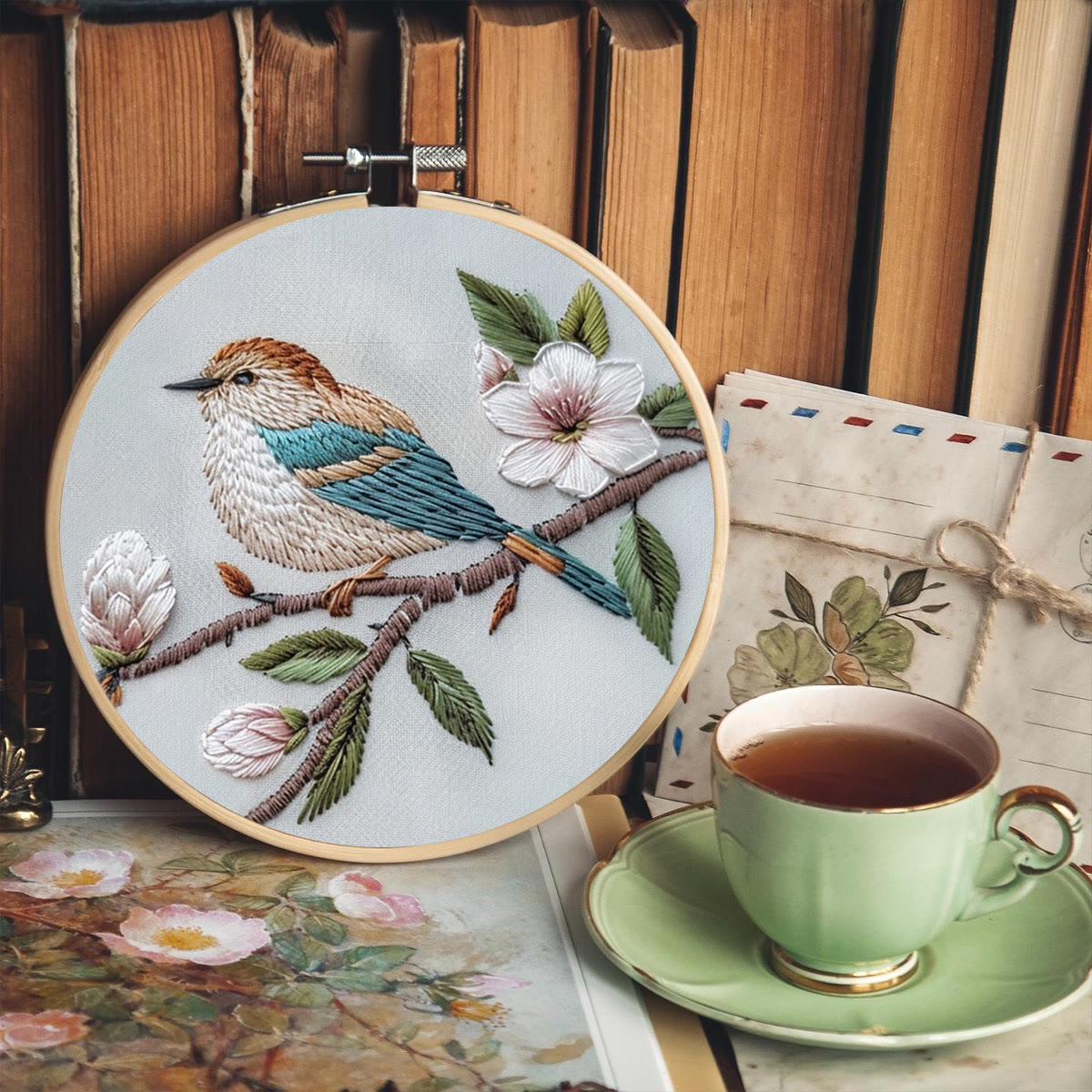 Rubbyoo Embroidery Kit- Spring Bird - image 7