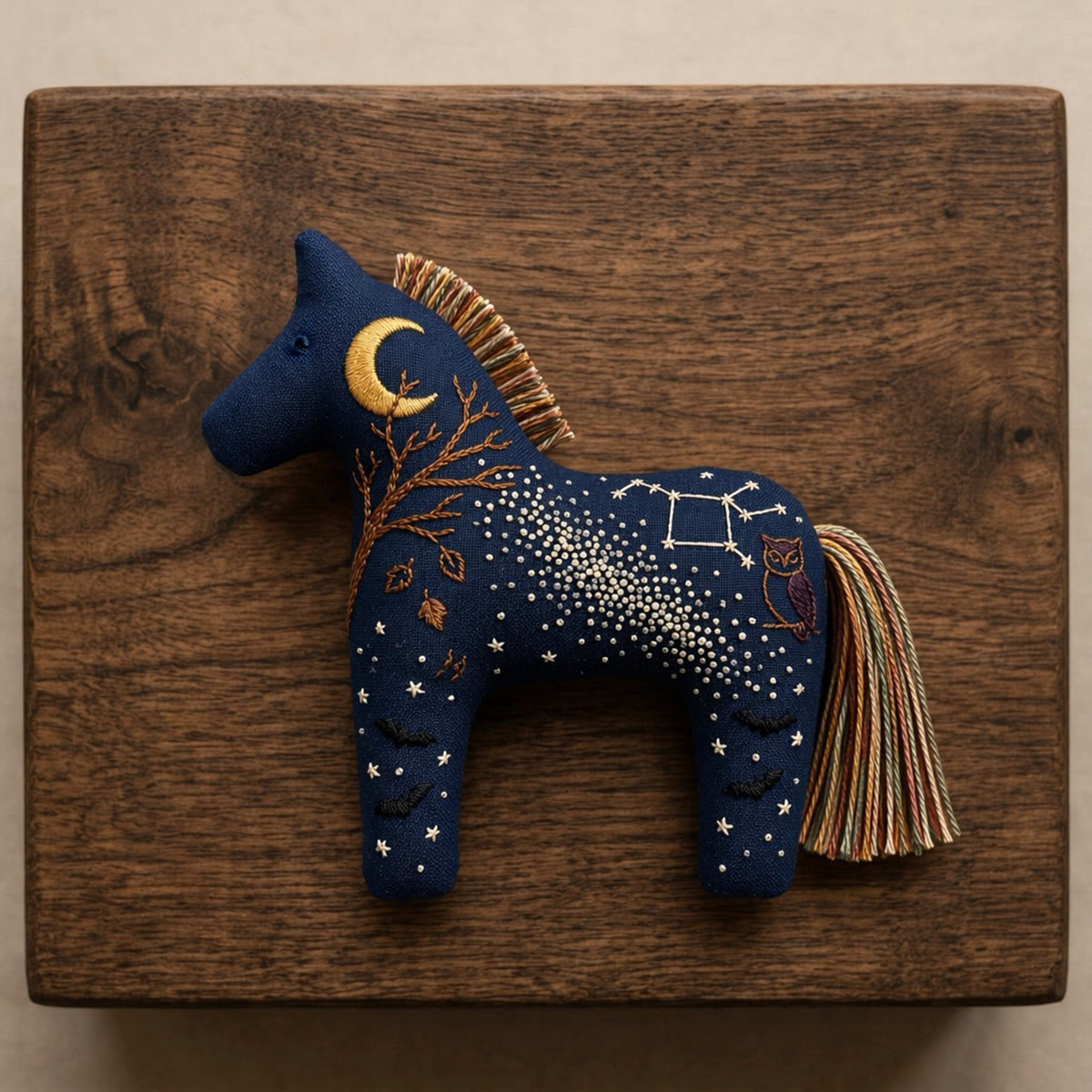 Rubbyoo Dala Horse Embroidery Kit - Starry Sky | Unique Birthday Gift | Home Wall Decor - image 7