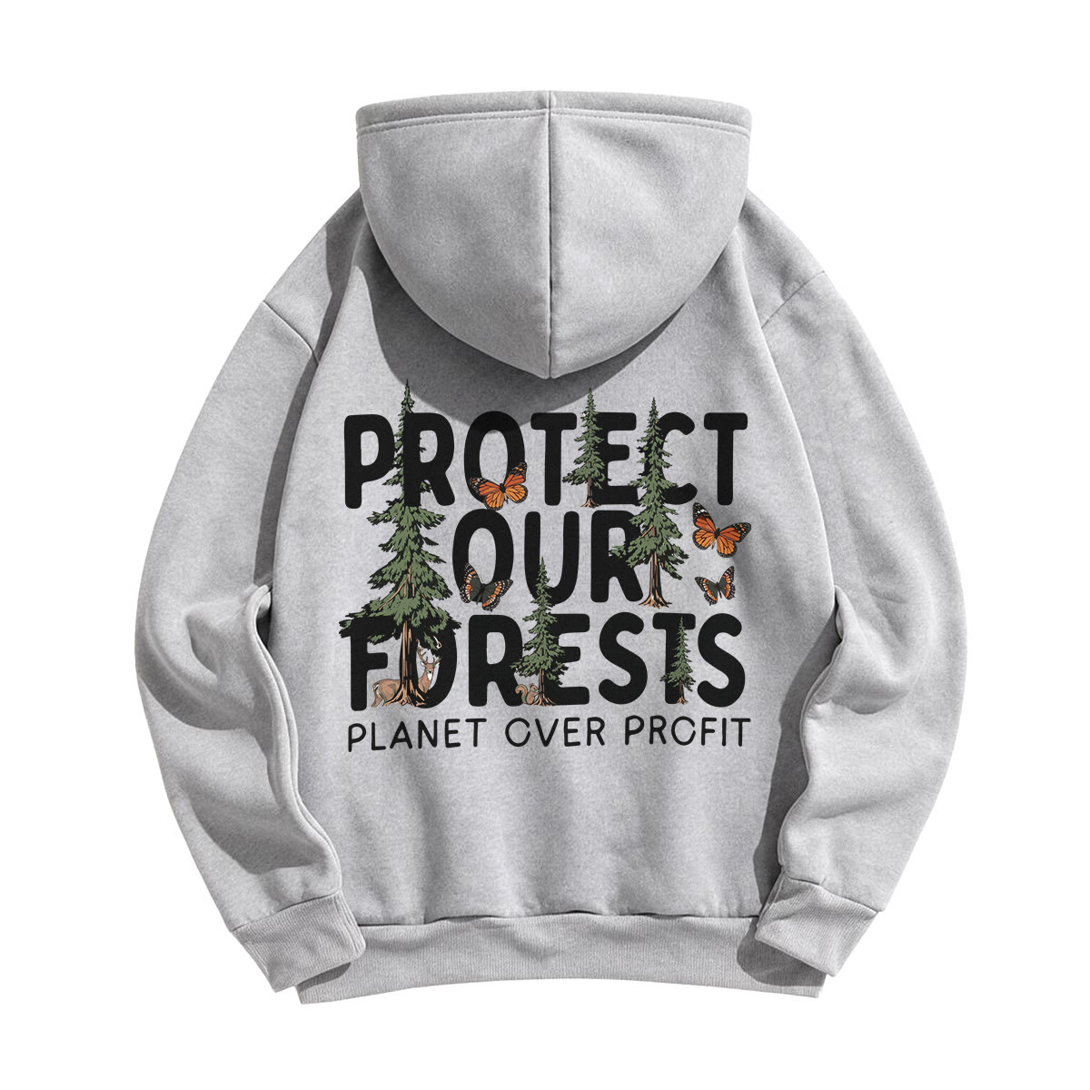 Rubbyoo Protect Our Forests Unisex Hoodie  - image 6