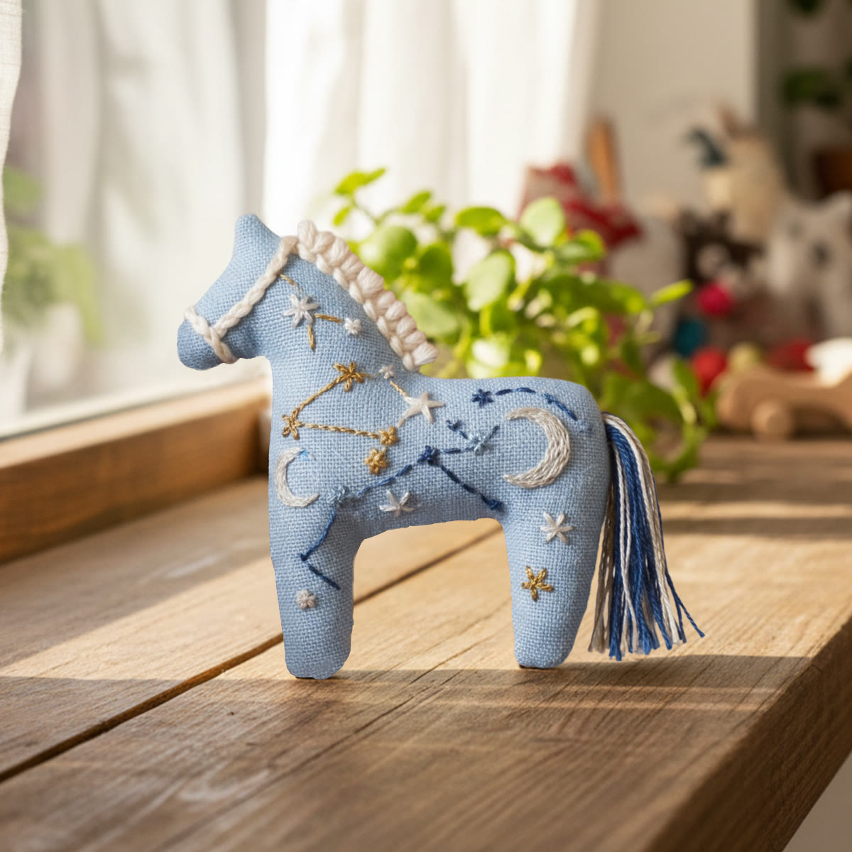 Rubbyoo Horse Embroidery Kit - Moon And Star | Celestial Stitch Craft | Diy Hanging Decor - image 6