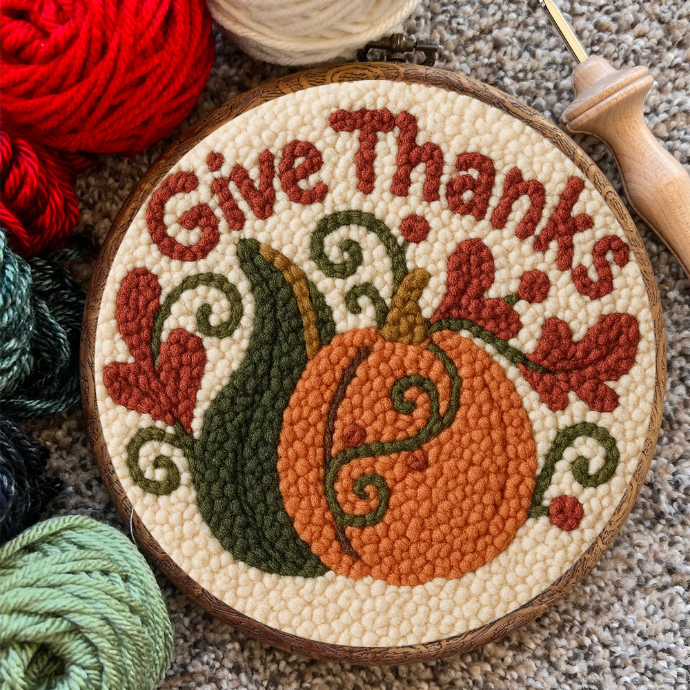 Give Thanks Punch Needle Kit – Cozy Diy Craft Project | Perfect Home Decor - image 10