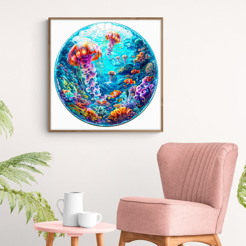 Spherical Ocean - Wooden Jigsaw Puzzle