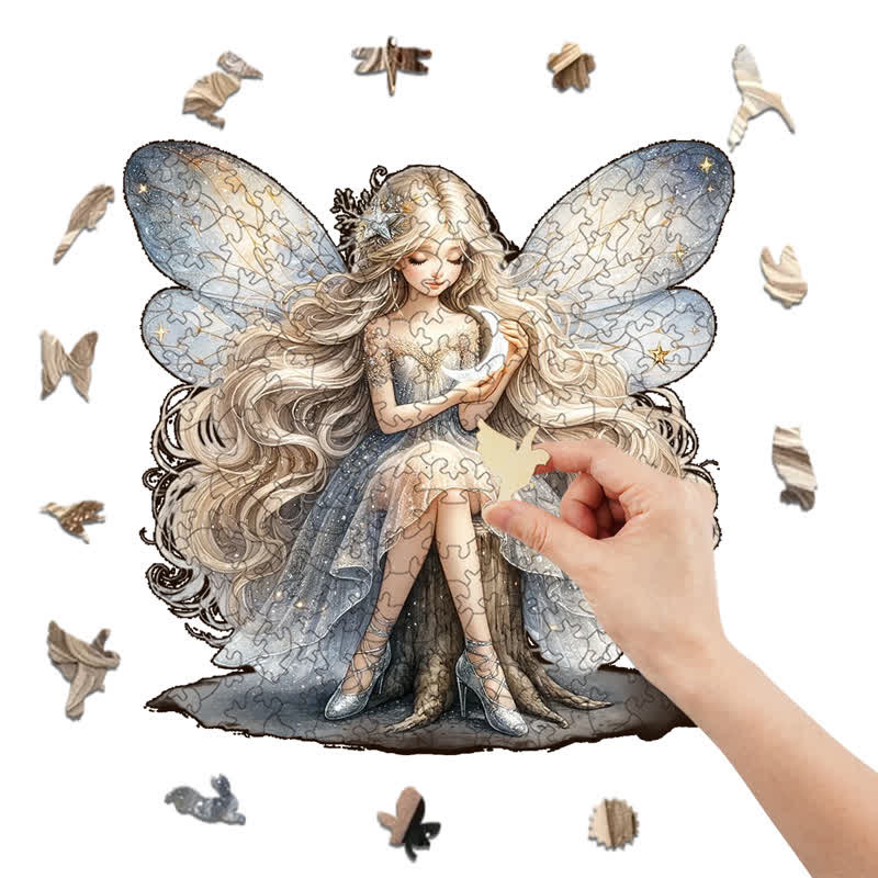 Rubbyoo Moonlight Fairy- Wooden Jigsaw Puzzle