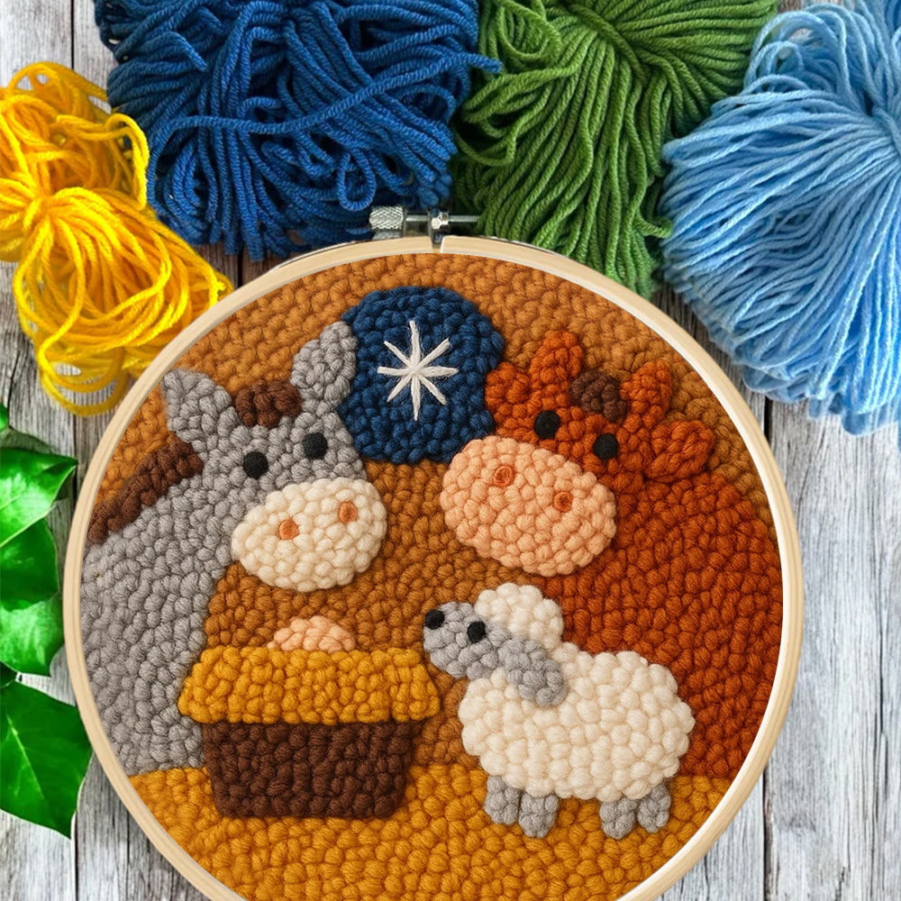 Lush Green Luna Moth Punch Needle Kit – Novice-friendly Starter Diy | Delightful Handcraft Activity - image 9