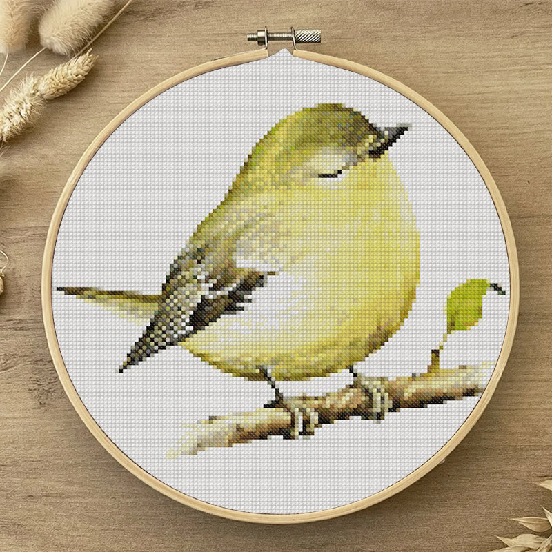  Cross Stitch Kit - Vireo Bird | Handicraft For Bird Lovers | Needle Artwork For Starter - image 4