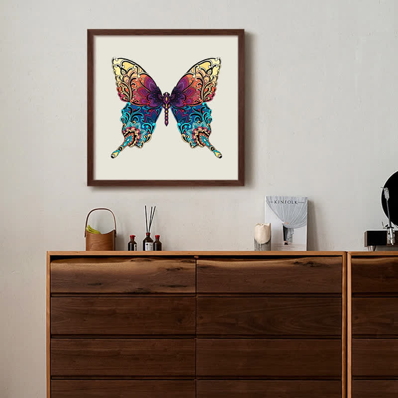 Rubbyoo Colorful Butterfly  - Wooden Jigsaw Puzzle