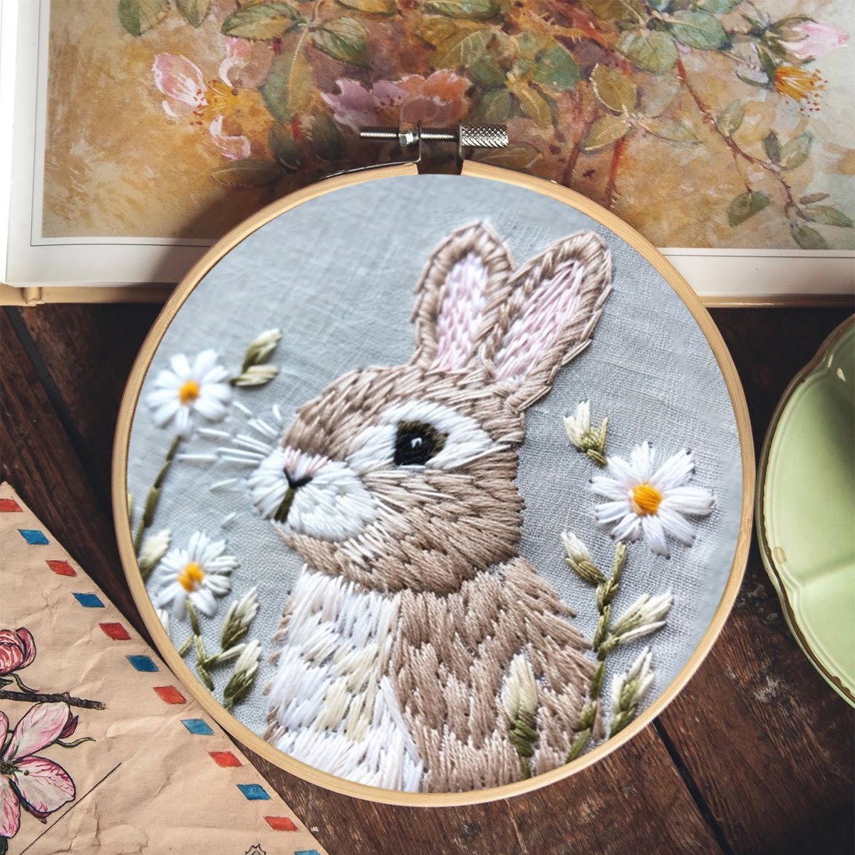 Rubbyoo Embroidery Kit- Daisy Bunny - image 8