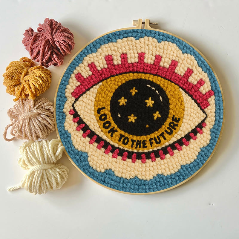 Look To The Future Punch Needle Kit - Decorative Needle Craft | Handmade Birthday Gifts For Friends  - image 7