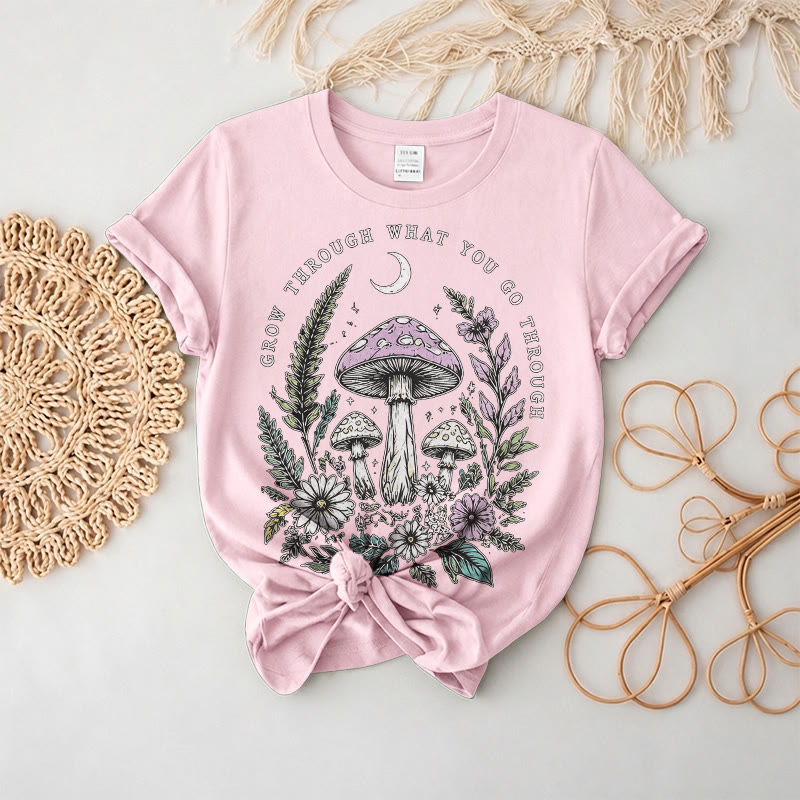 Rubbyoo Midnight Forest Graphic Tee  -  Ultra-Soft Cotton Everyday Wear | Fairy-tale-inspired Vibe Design - Pink - 2XL - image 9