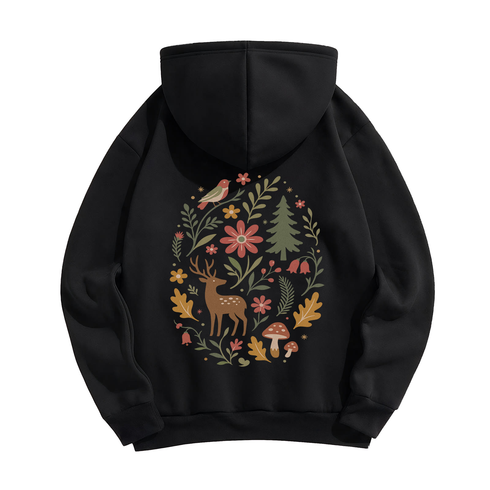 Rubbyoo Deer In The Wonderful Garden Unisex Hoodie  - image 15