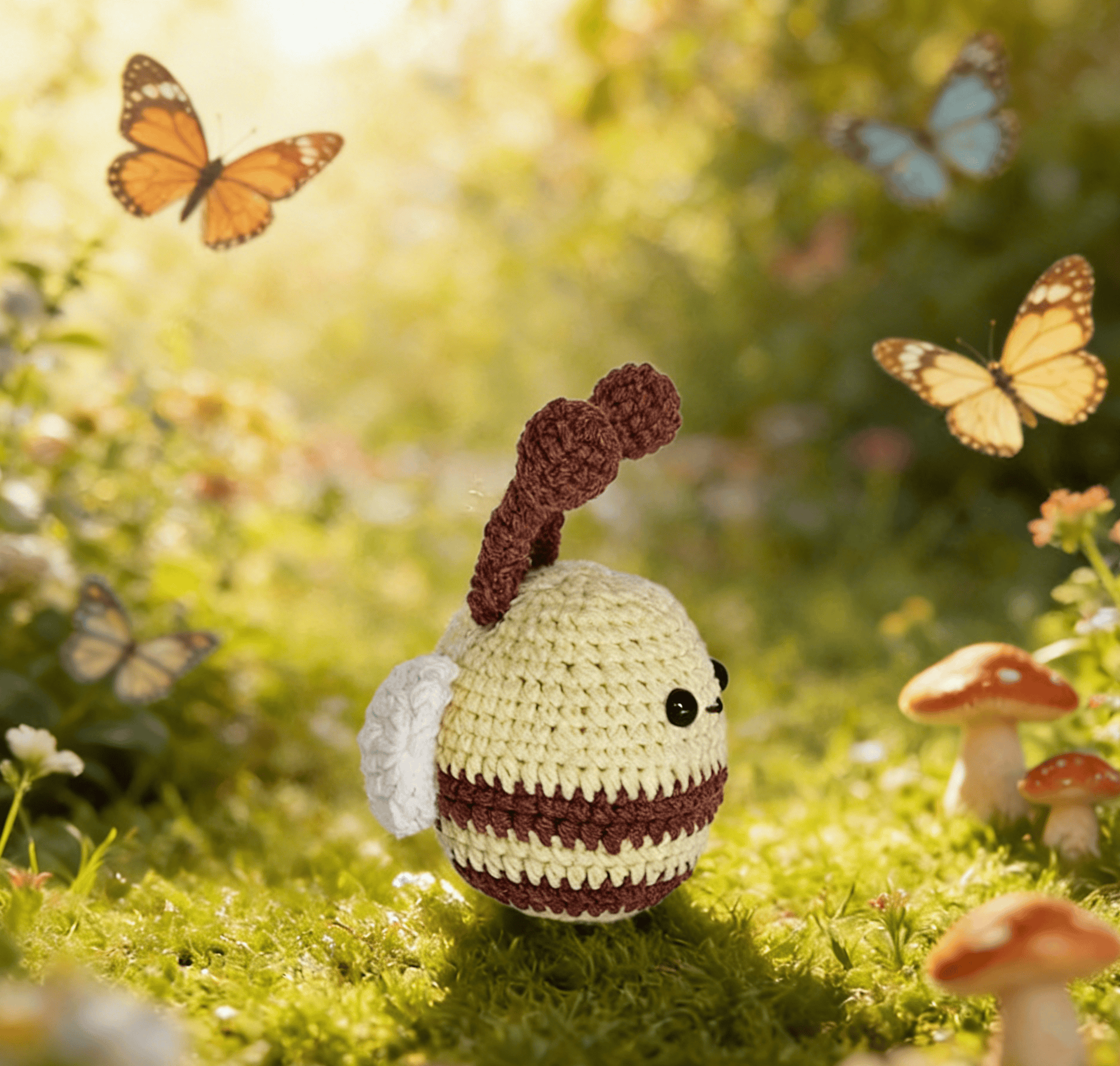 Diy Handmade Honey Bee Crochet Kit - Easy Kids Nursery Toy | Lovely Animal Handmade Art - image 4