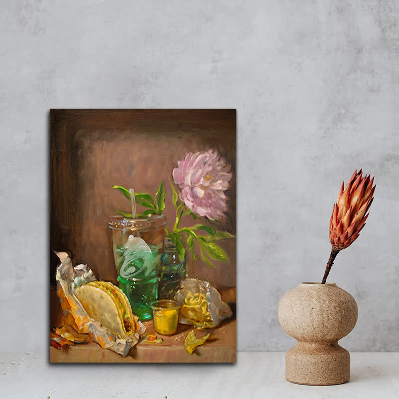 Taco Bell Crunchwrap - Wooden Jigsaw Puzzle