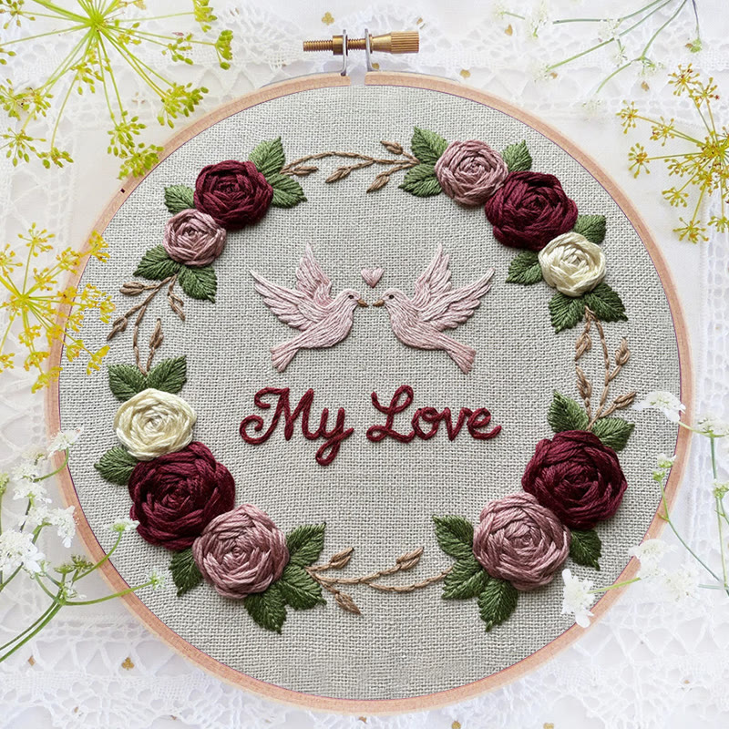 Rubbyoo Embroidery Kit - Eternal Love | Nice For Wedding Gift | Diy Handmade Craft  - image 6