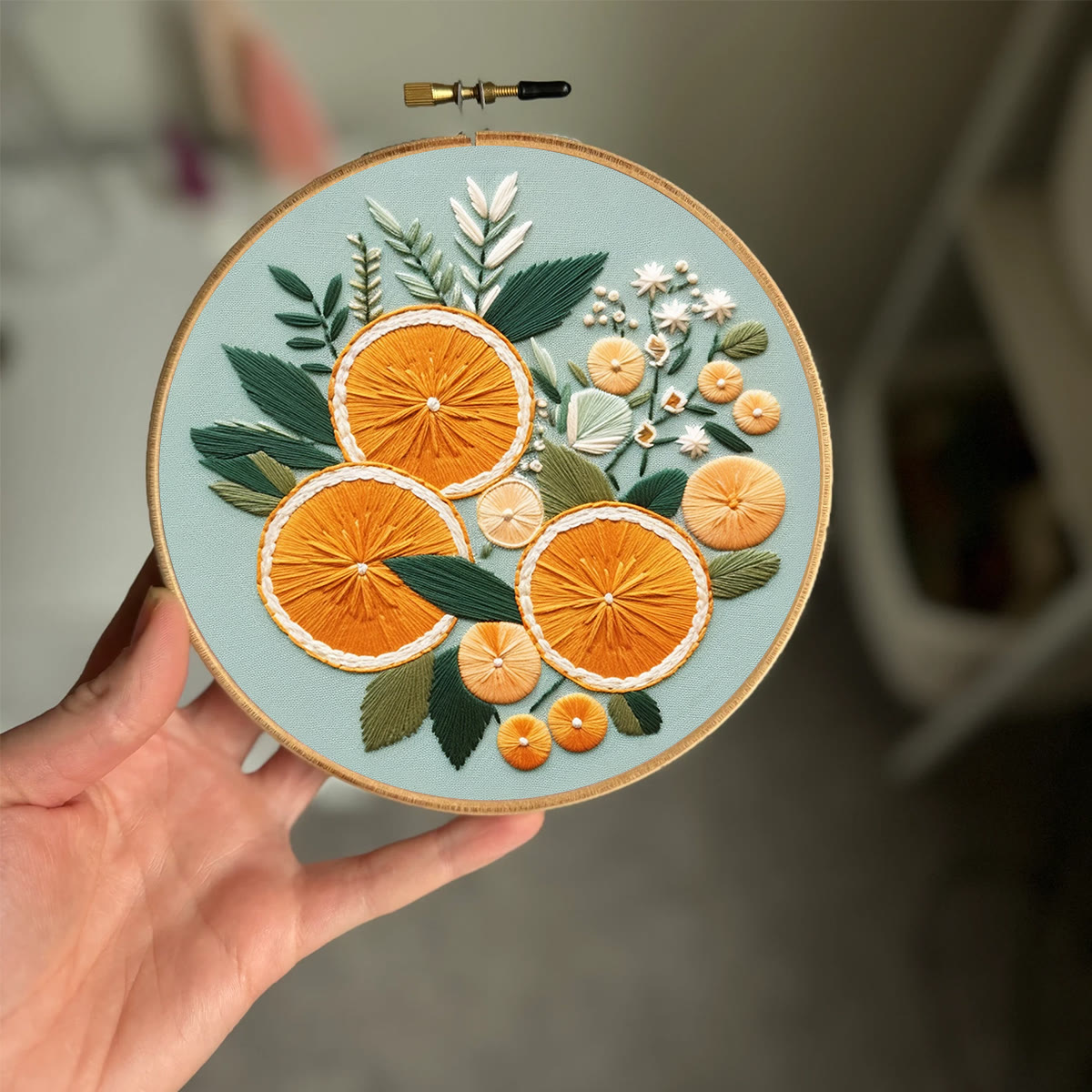 Rubbyoo Embroidery Kit- Oranges - image 2