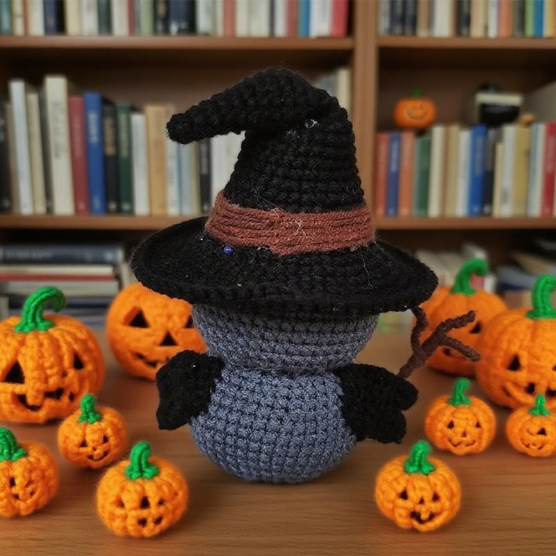 Diy Handmade Magical Wizard Raven Crochet Kit - Perfect Halloweem Gifts | Mini Backpack Accessories - image 6