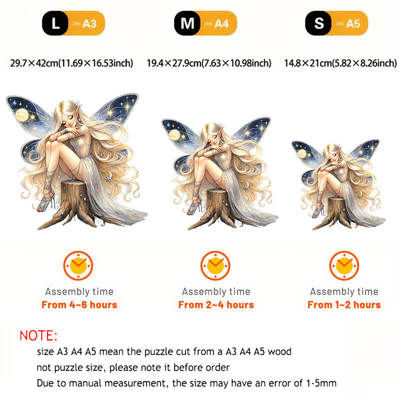 Rubbyoo Beautiful Fairy Gallery - Wooden Jigsaw Puzzle