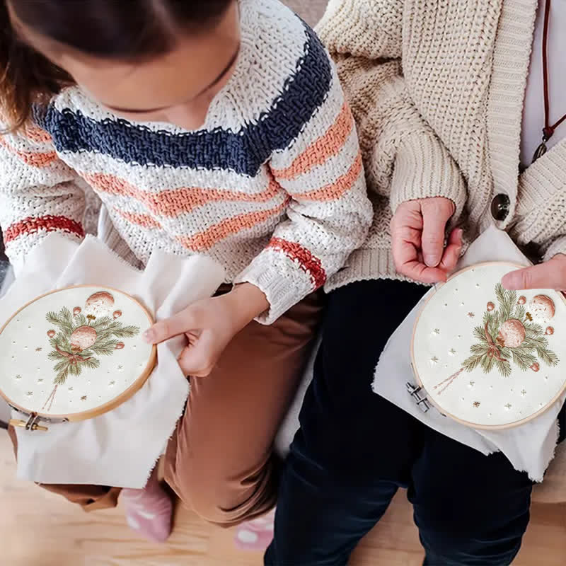 Rubbyoo Embroidery Kit - Christmas DIY Craft Kits Wall Decor - image 9