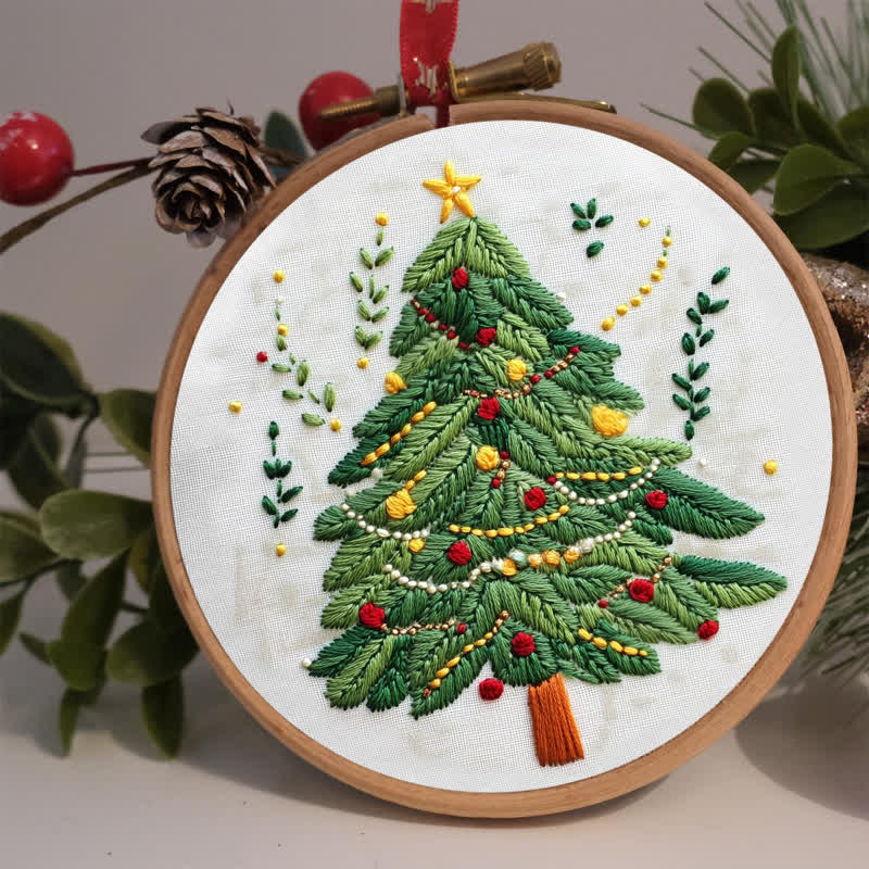 Rubbyoo Embroidery Kit - Cute Christmas Tree - image 5