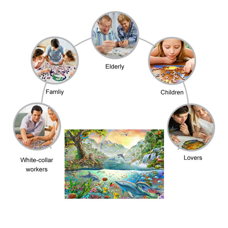 Rubbyoo Utopia - Wooden Jigsaw Puzzle