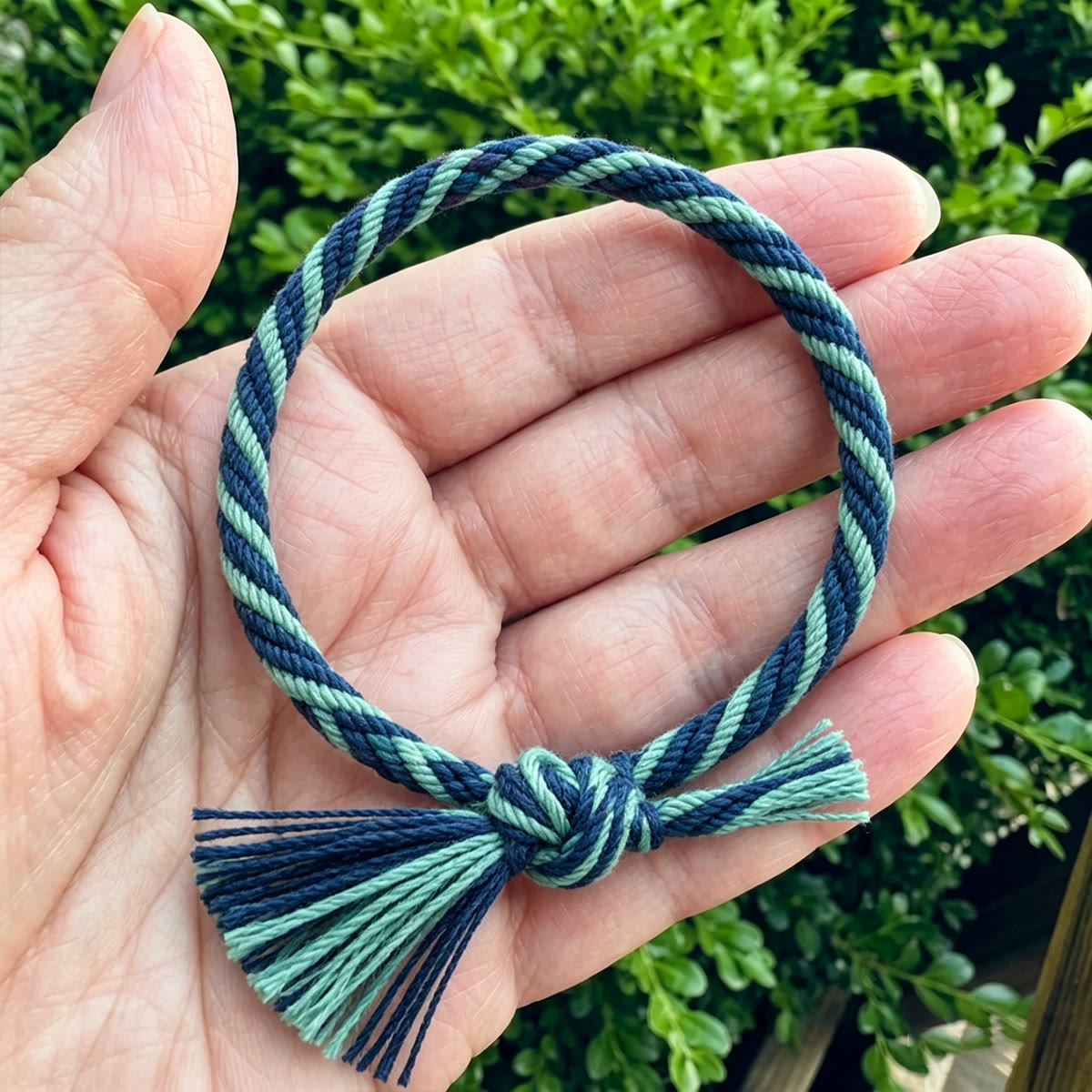 Rubbyoo Kumihimo Bracelet Kit - Blue Lagoon | Handmade Birthday Gift | Diy Anniversary Artwork - image 6