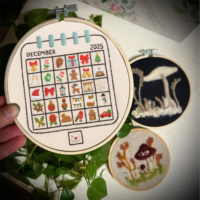 Rubbyoo Embroidery Kit - December Calendar | Christmas Home Decoration | Perfect Gifts For Crafters - image 8