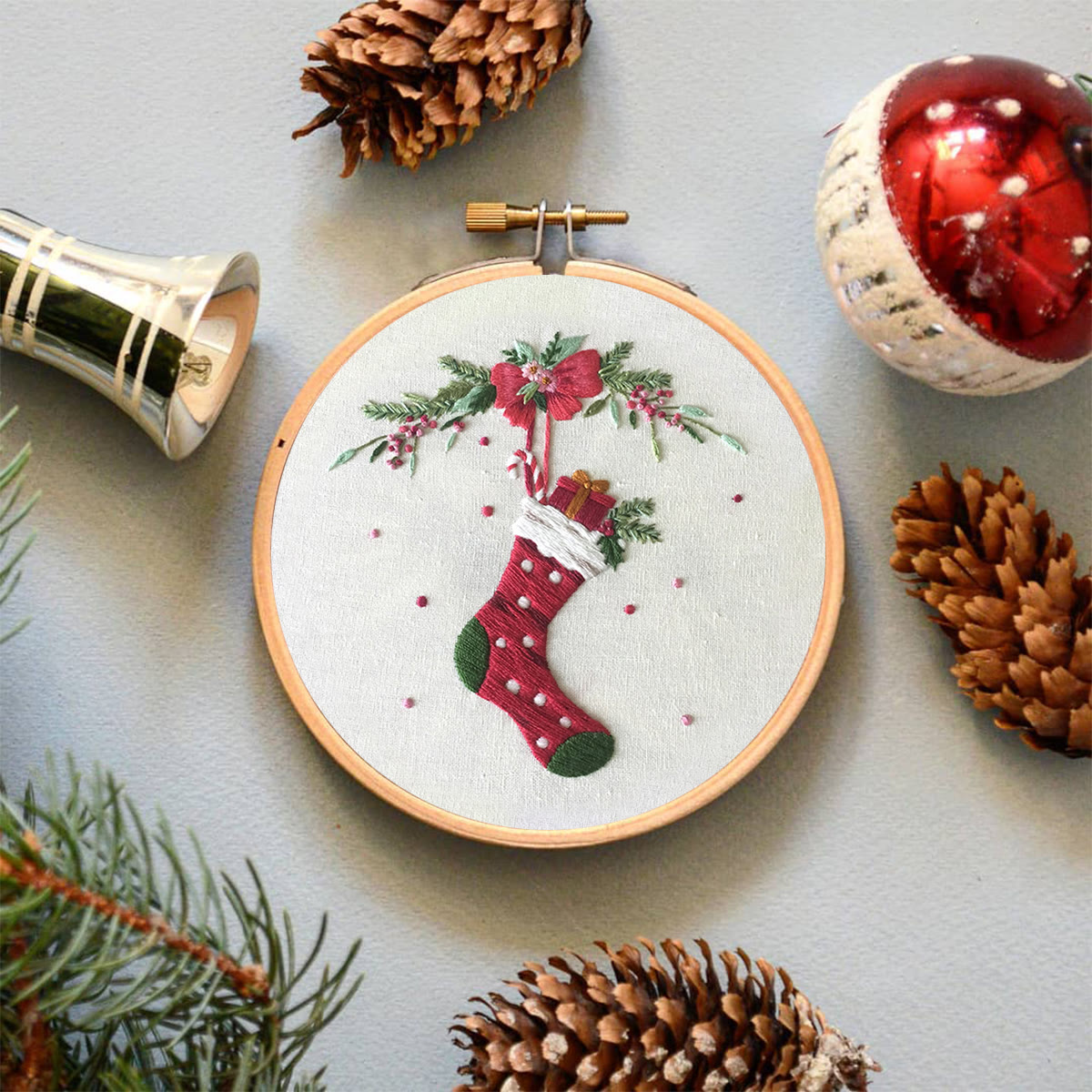 Rubbyoo Embroidery Kit -Christmas Sock  - image 4