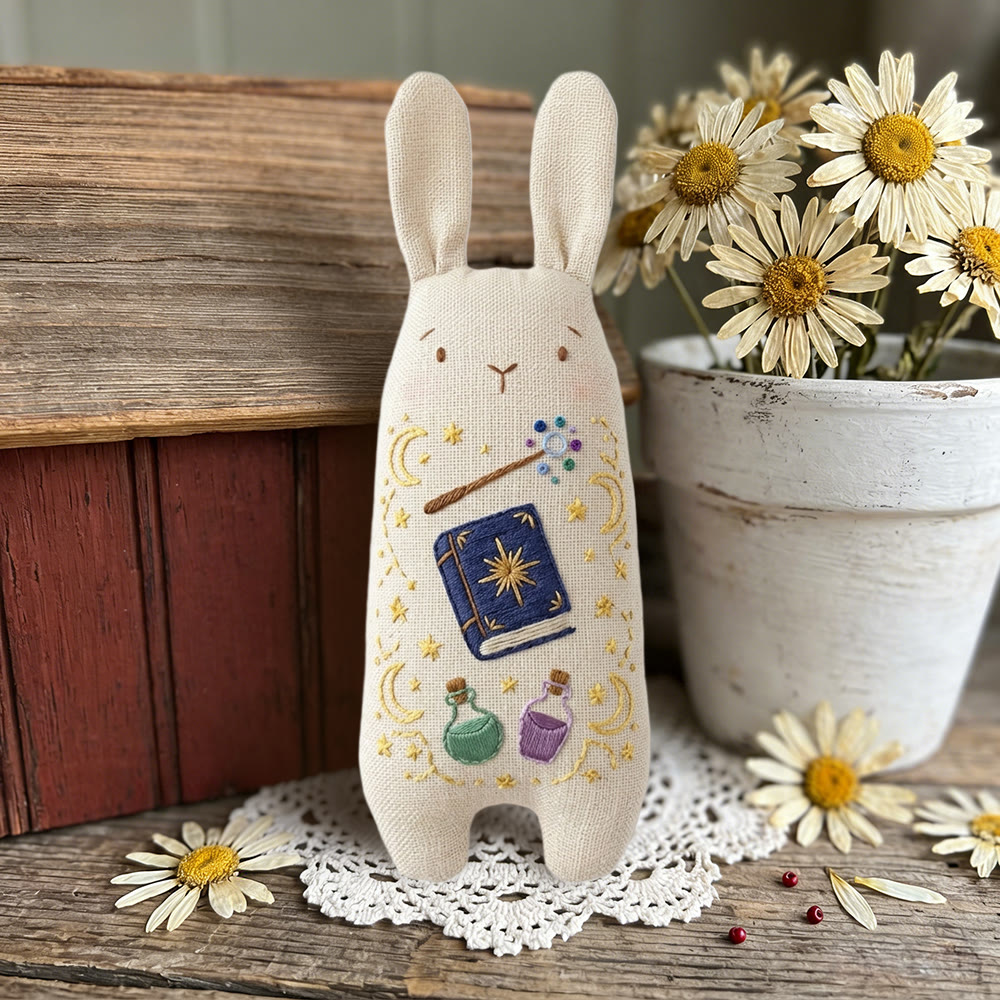 Rubbyoo Bunny Toy Embroidery Kit - Magic Potion | Creative Handmade Art | Sewing Gift For Easter - image 7