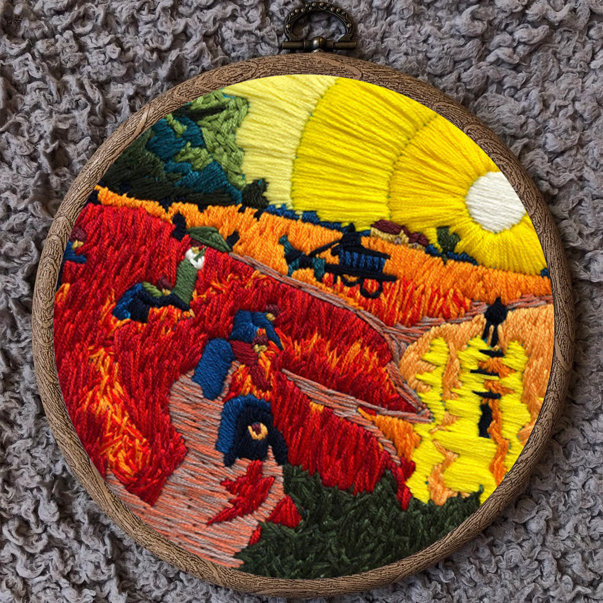 Rubbyoo Embroidery Kit - Van Gogh Art Painting - image 10