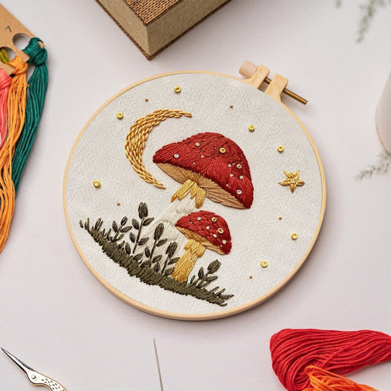 Rubbyoo Embroidery Kit - Woodland Mushroom - image 5
