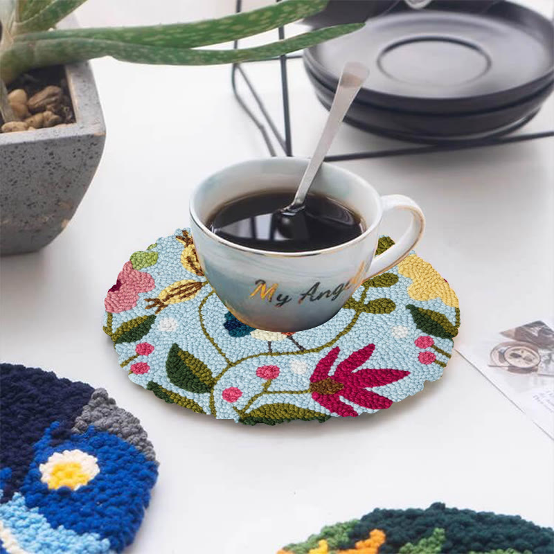 Colorful Bird And Blooming Floral Punch Needle Kit – Charming Handmade Gift | Beginner-friendly Diy - image 5