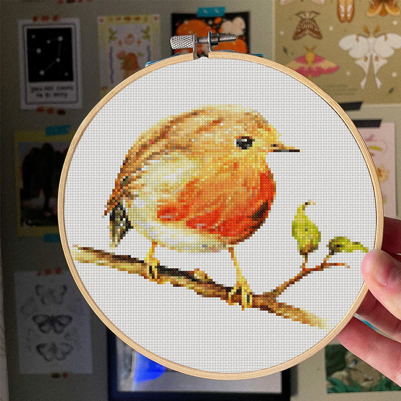  Cross Stitch Kit - Cute Hummingbird | Gifts For Animal Lovers |  Handmade Home Decor - image 9
