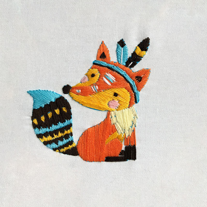 Rubbyoo Embroidery Kit - Cute Fox - image 11