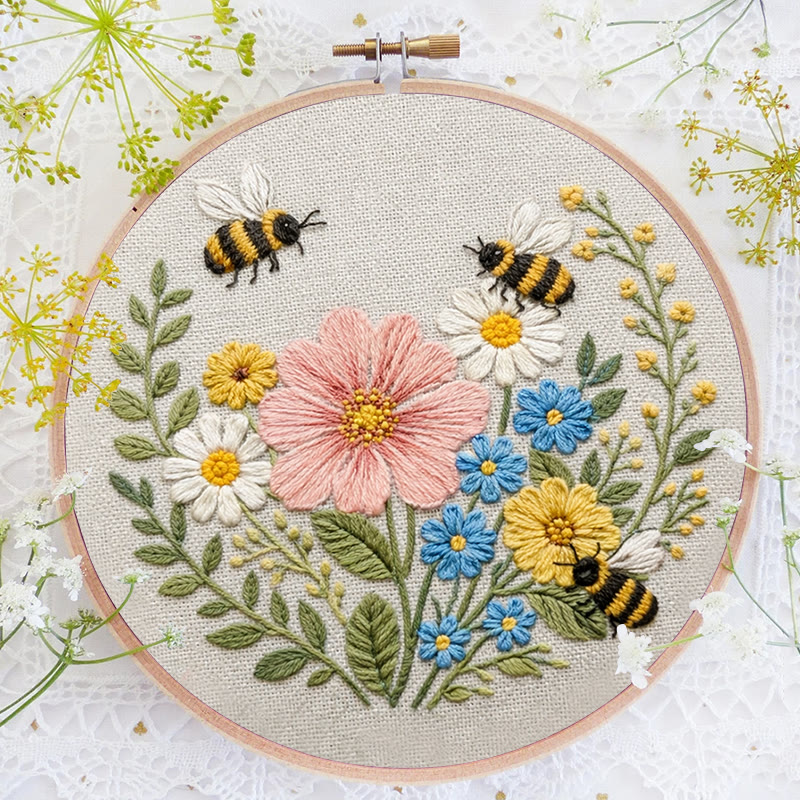 Rubbyoo Embroidery Kit - Spring Time | Needlework For Home Decoration | Handmade Art Craft - image 7