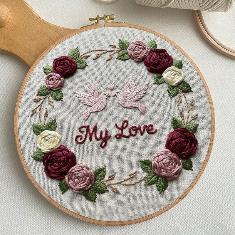 Rubbyoo Embroidery Kit - Eternal Love | Nice For Wedding Gift | Diy Handmade Craft  - image 7