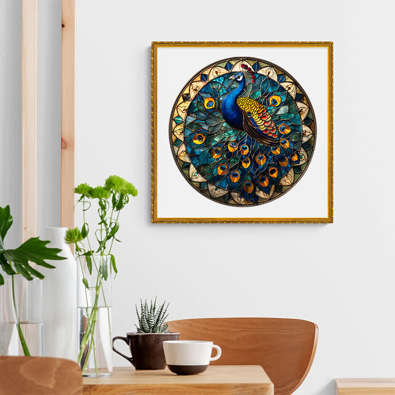 Beautiful Peacock - Wooden Jigsaw Puzzle
