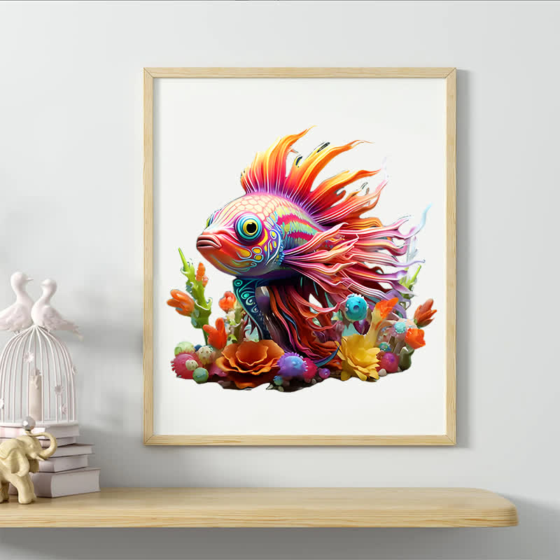 Colorful Fishe - Wooden Jigsaw Puzzle